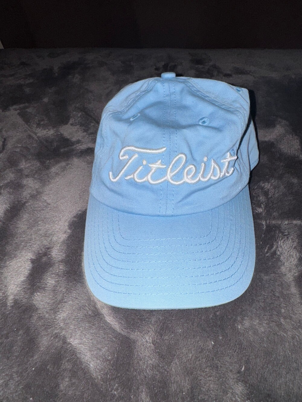 Titleist Light Blue Baseball Cap Adjustable Strap Golf Hat